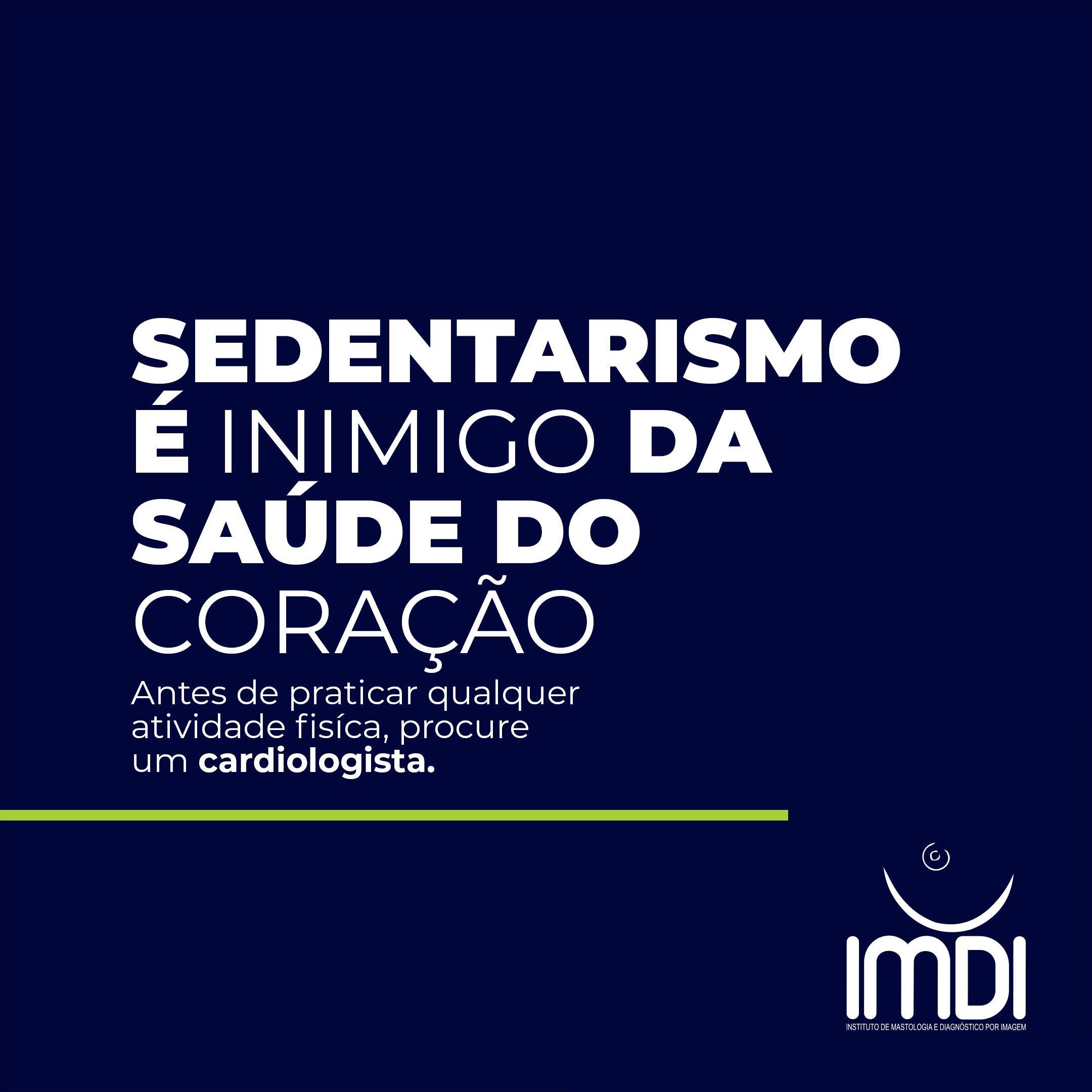 Sedentarismo é inimigo da saúde do coração.